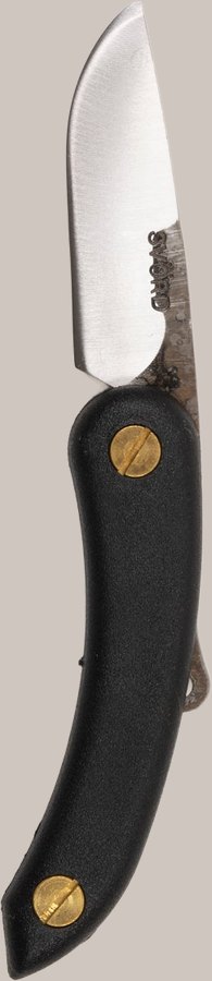 Svord Peasant knife, black poly handle (open)