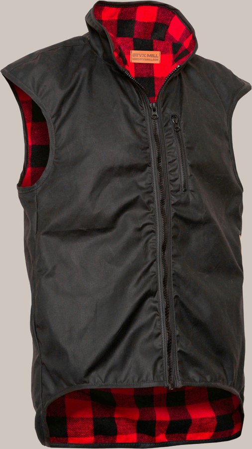 Oilskin Wool Lined Province Vest