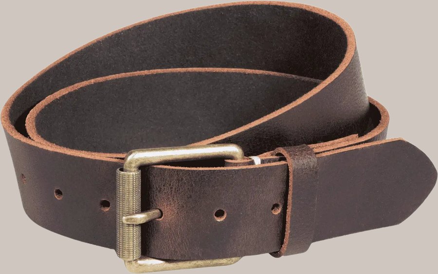 Wide Leather Work Belt (brown)