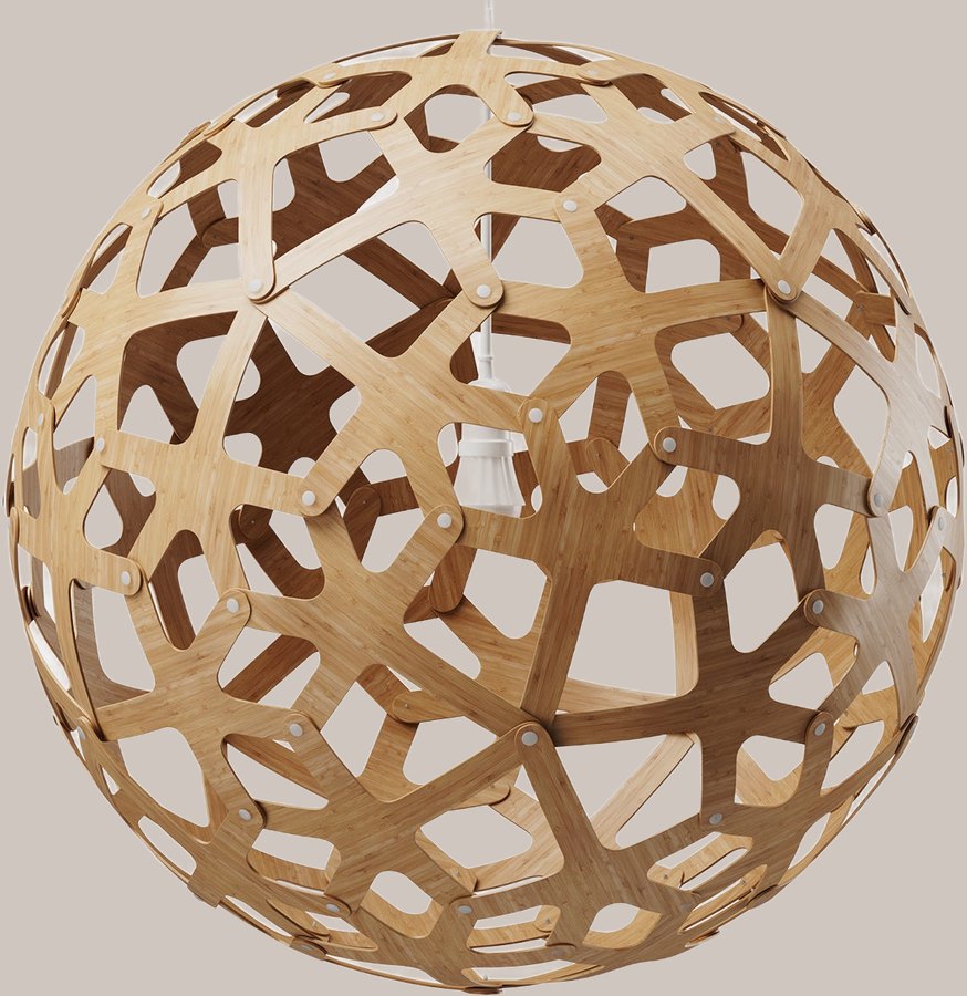 Coral pendant (bamboo)