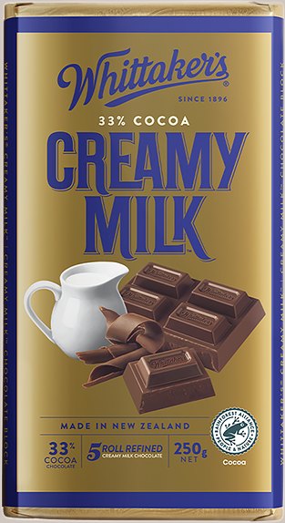 Creamy Milk 250g block