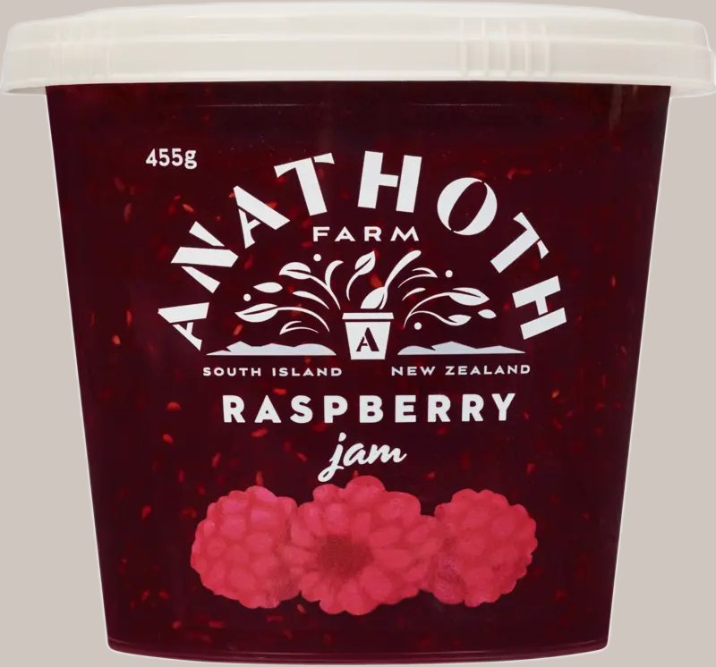 Anathoth Farm Raspberry Jam 455g