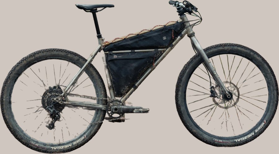 WRAD hand-built steel hardtail (bikepacking build)