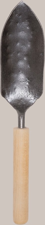 Hand-forged garden trowel, ash handle