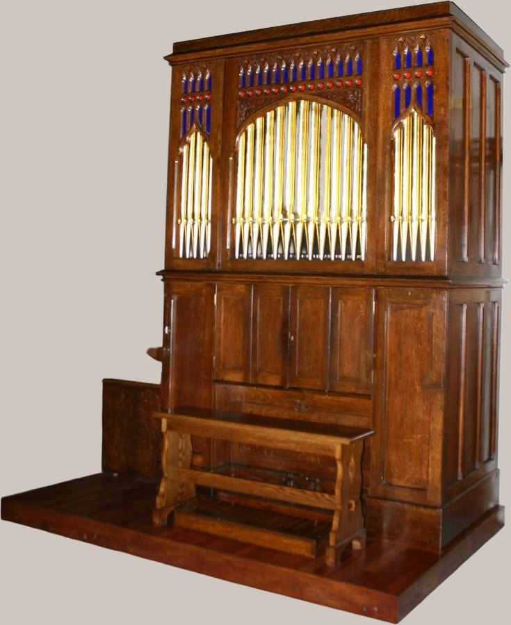 Pipe organ (Wesley College, Clunes, restored 2006)